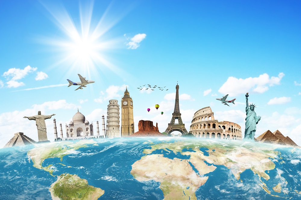Travel agency cover image showcasing beautiful destinations